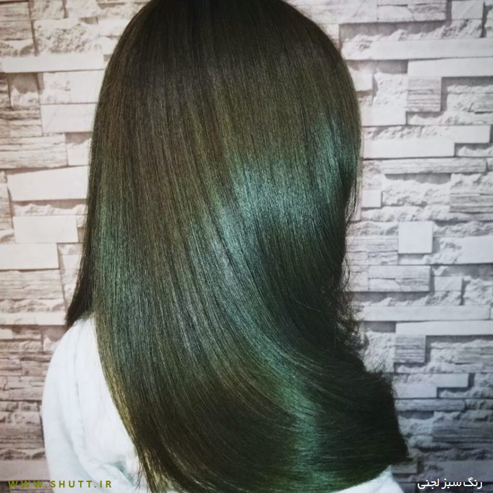 رنگ مو سبز لجنی